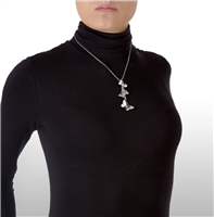 Collana Giovanni Raspini Donna Farfalle in Argento 07545 - 07545